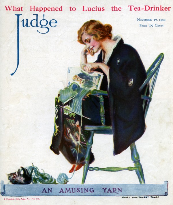 An amusing yarn, 1920 by VINTAGE POSTER